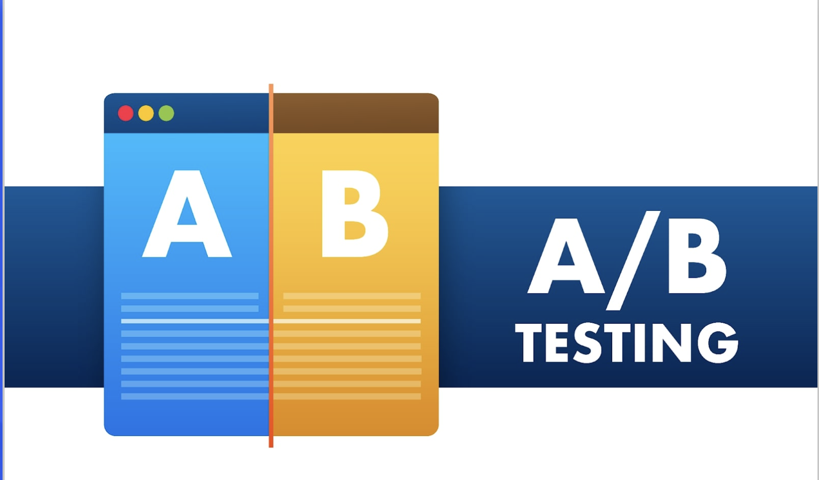 A complex diagram showing statistical distributions and decision paths, symbolizing the science behind A/B testing.